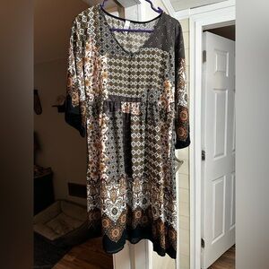 Bohemian Patterned Dress